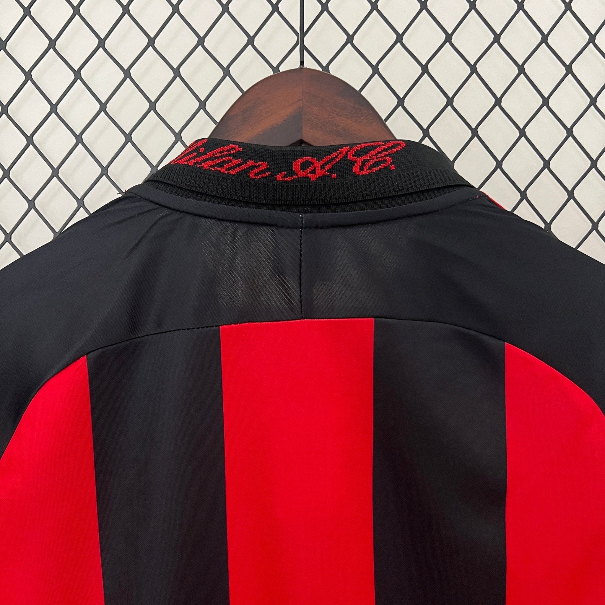 AC Milan 2000-2001 Home Football Jersey
