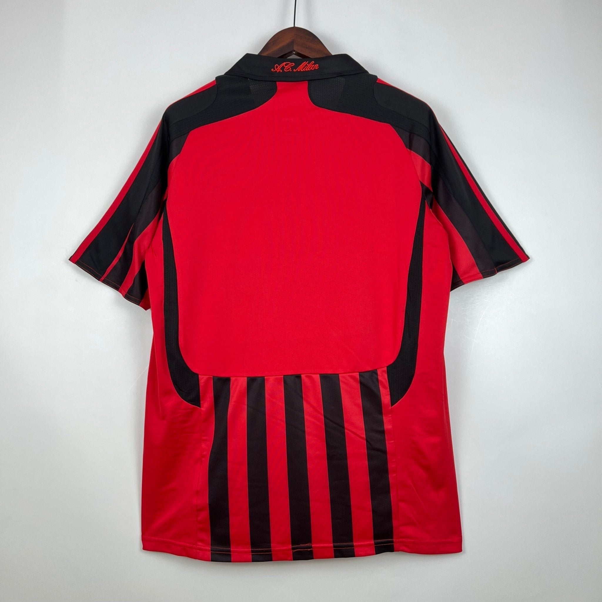 AC Milan 2007-2008 Home Football Jersey