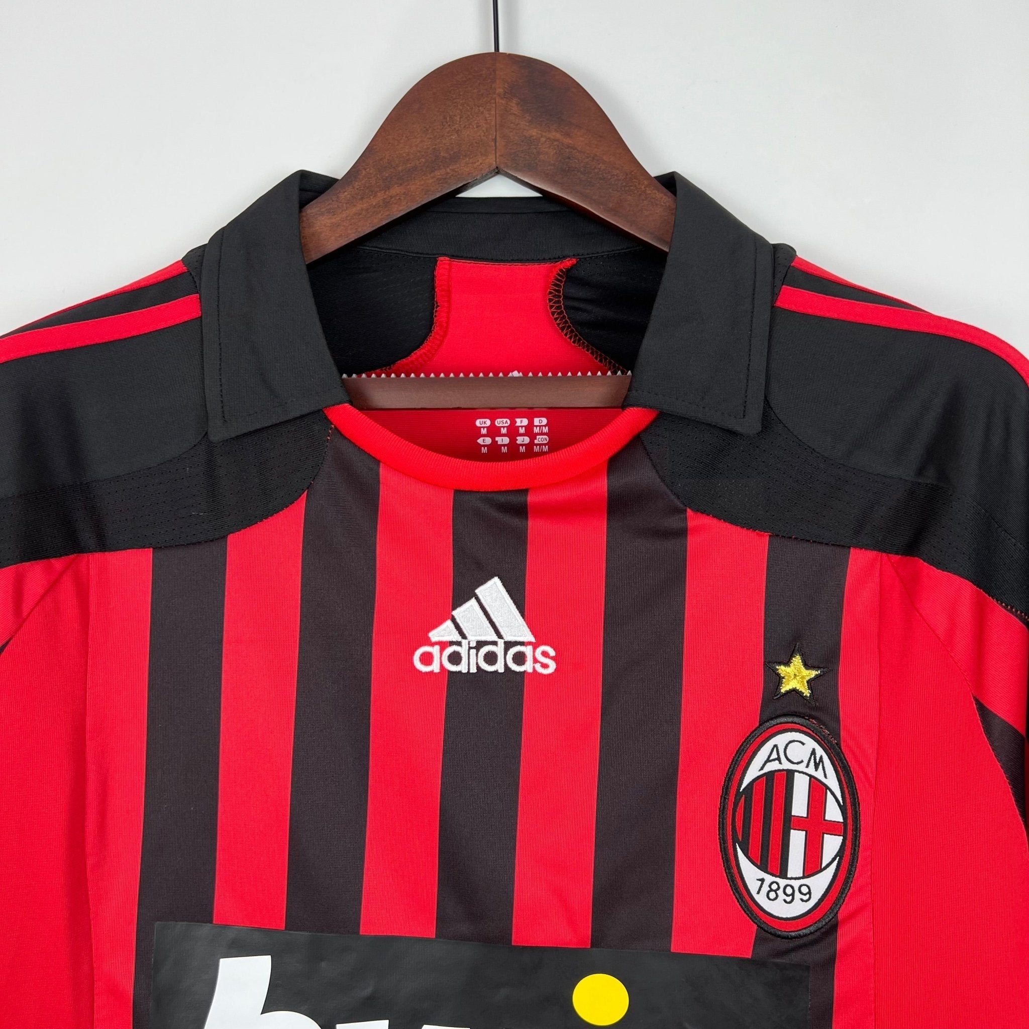 AC Milan 2007-2008 Home Football Jersey