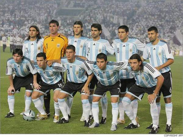 Argentina 2006 Home Football Jersey