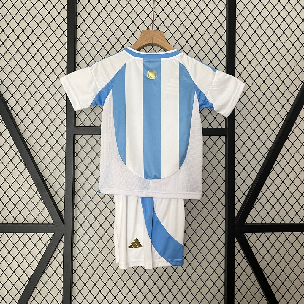 Argentina 2024 Home Kids Football Jersey