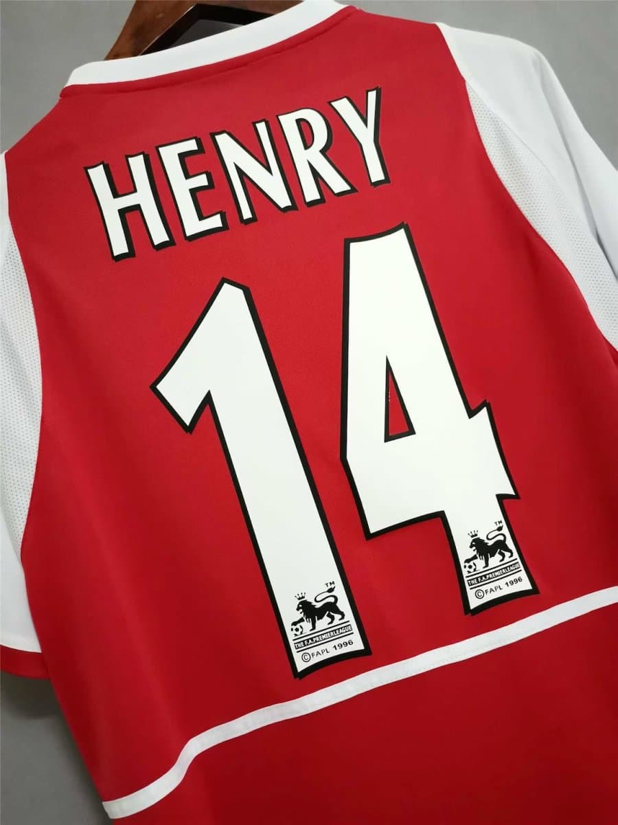 Arsenal 2002-2004 Home Retro Football Jersey