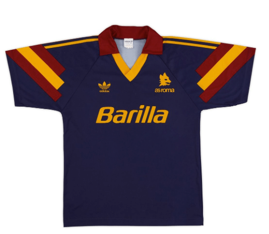 AS Roma 1991-92 Third Football Jersey