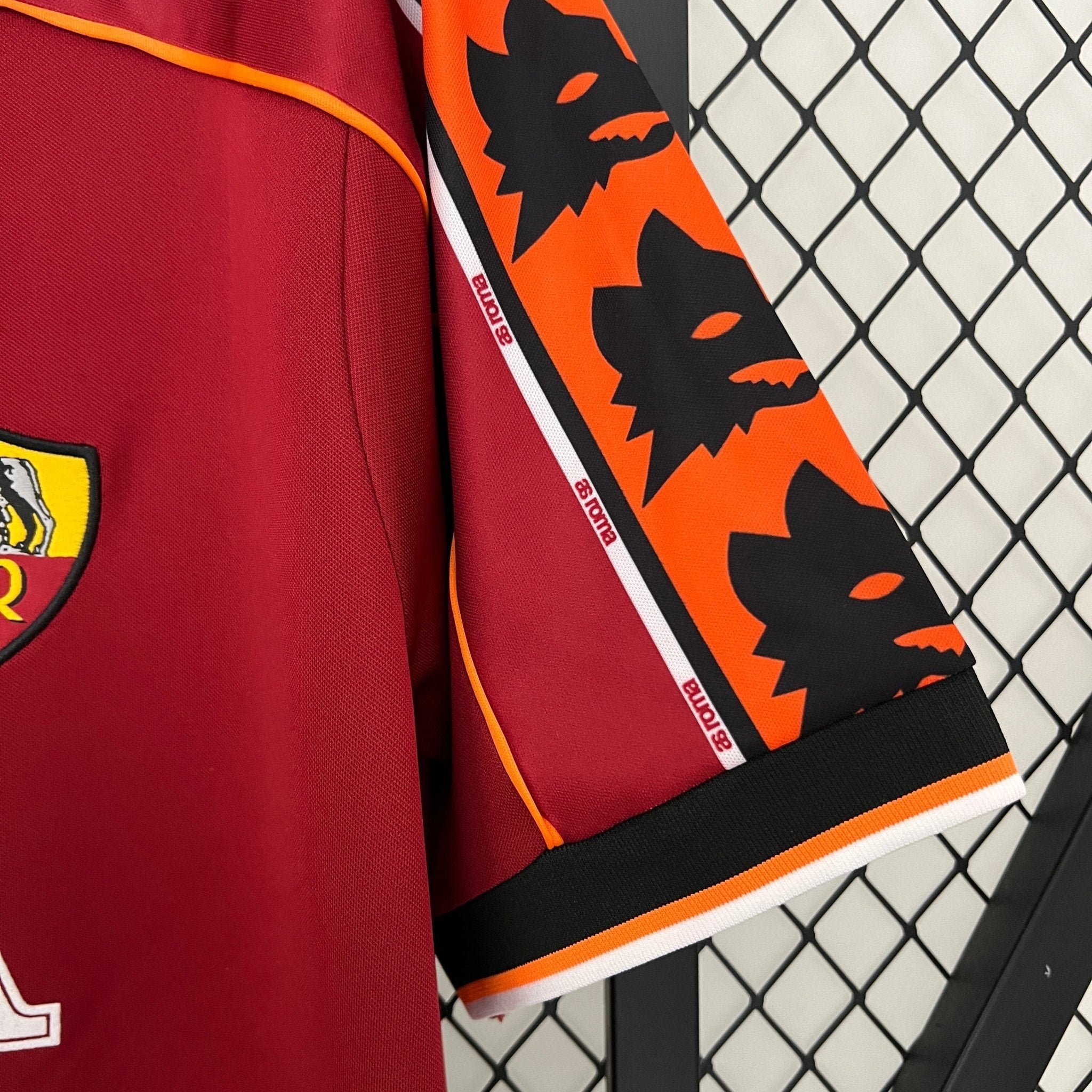 AS Roma 1998-1999 Home Football Jersey
