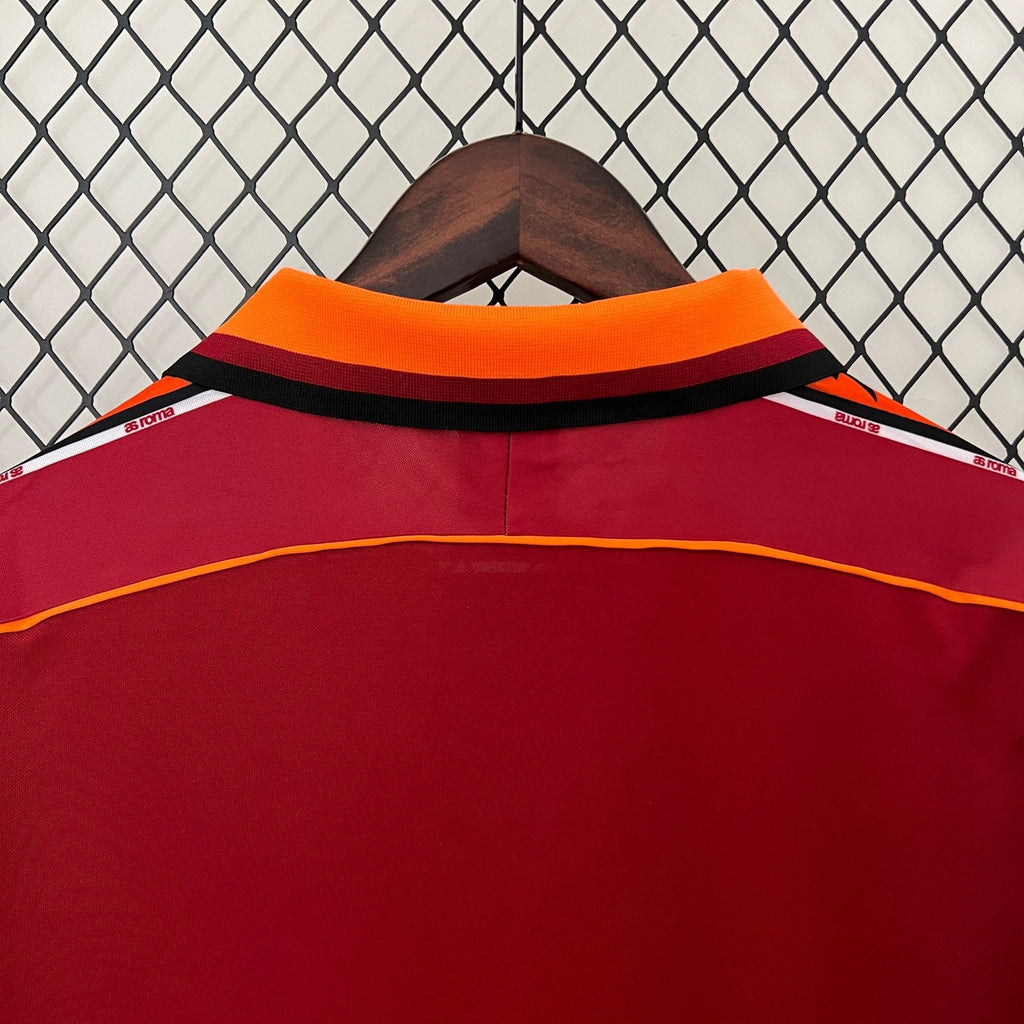 AS Roma 1998-1999 Home Football Jersey