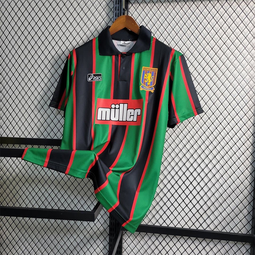 Aston Villa Retro Away Football Jersey
