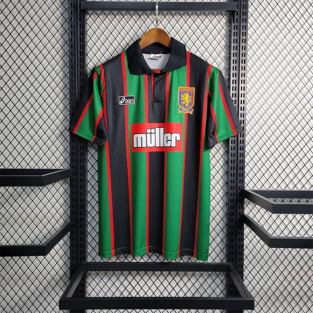 Aston Villa Retro Away Football Jersey