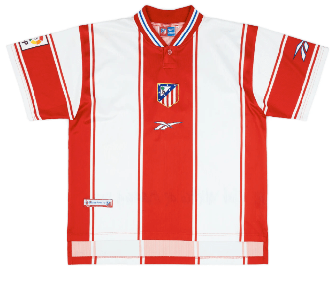 Atletico Madrid 1999-2000 Home Football Jersey