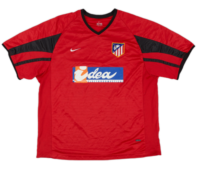 Atletico Madrid 2001-2002 Away Football Jersey