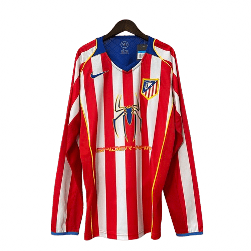 Atletico Madrid 2004-05 Home Football Jersey