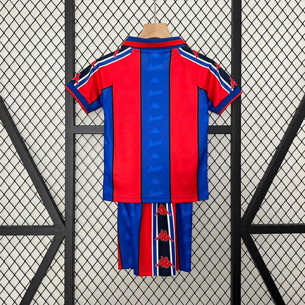 Barcelona 1996-1997 Home Football Kit Kids