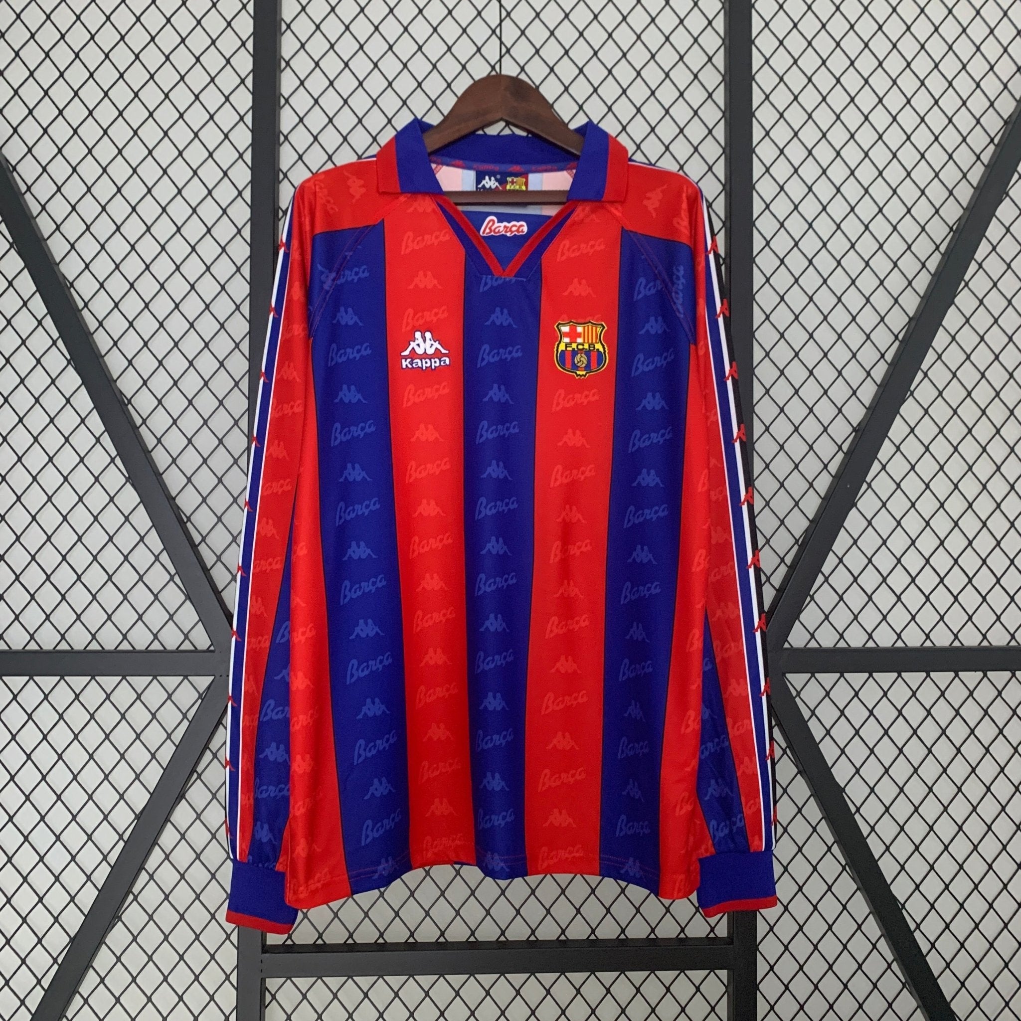 Barcelona 1996-1997 Home Football Jersey
