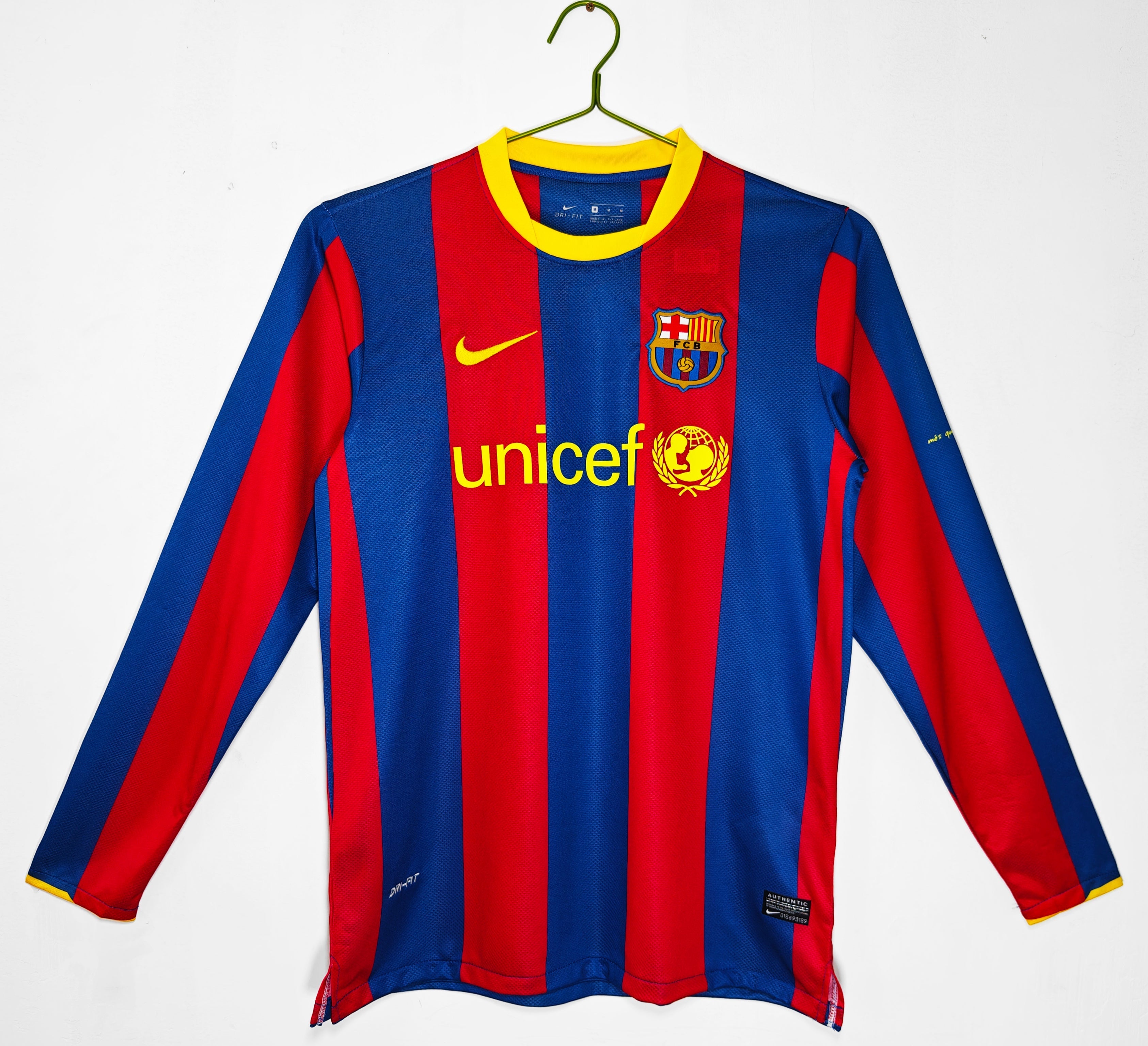 Barcelona 2010/11 Long Sleeve Home Shirt