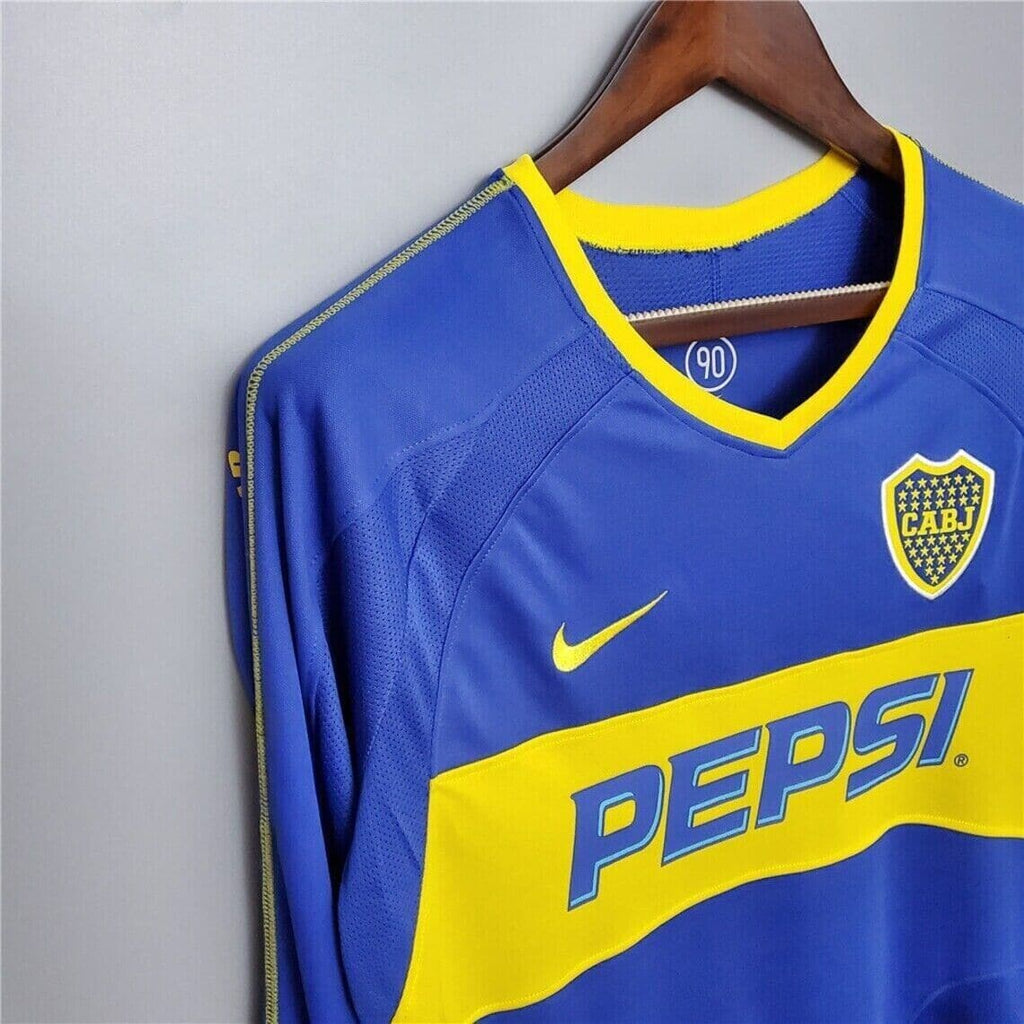 Boca Juniors 2003-2004 Home Football Jersey