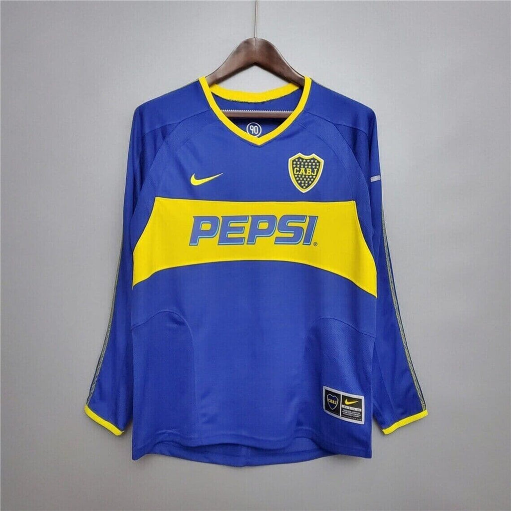 Boca Juniors 2003-2004 Home Football Jersey