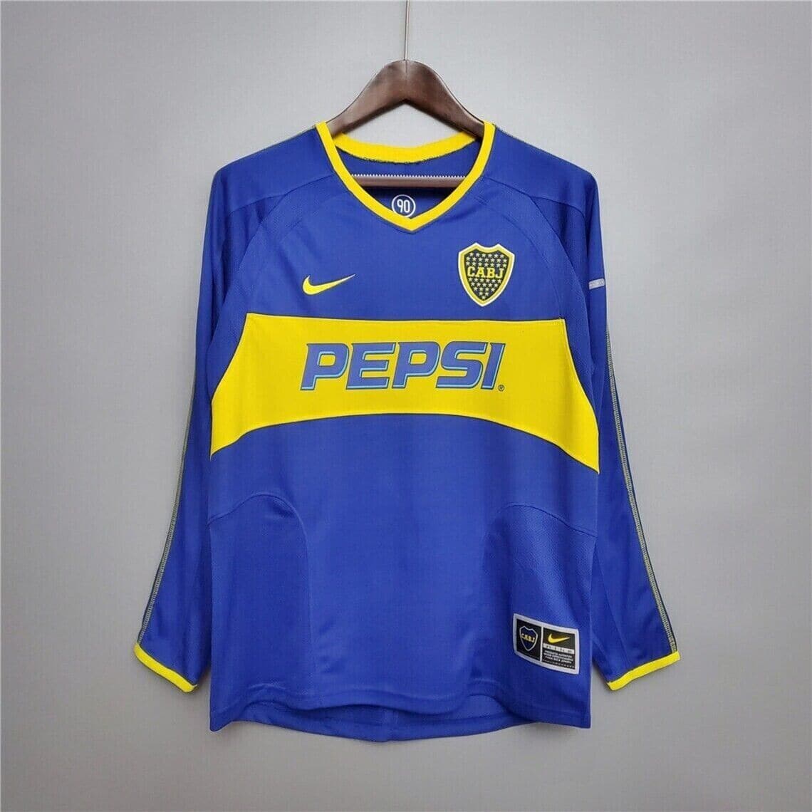 Boca Juniors 2003-2004 Home Football Jersey