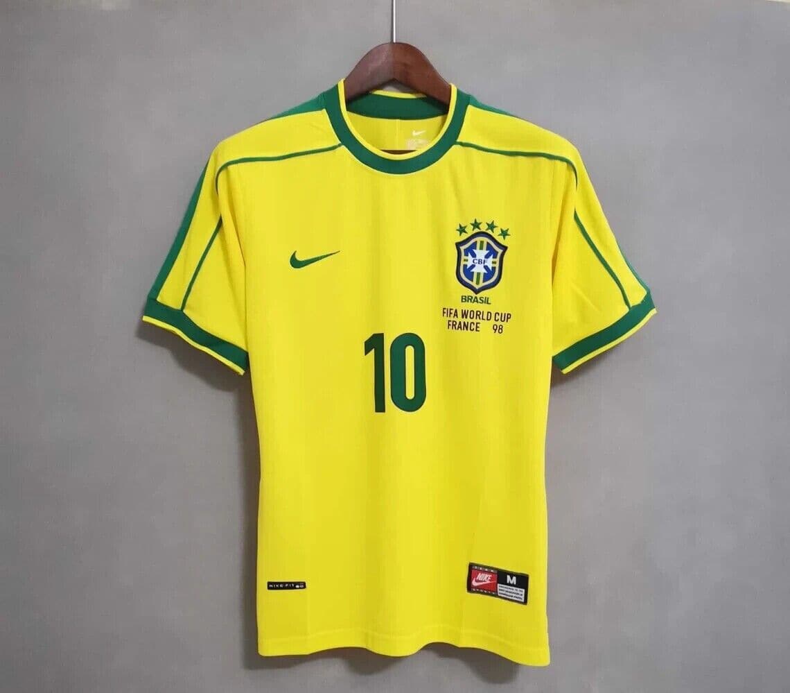 Brazil 1998 World Cup Home Jersey