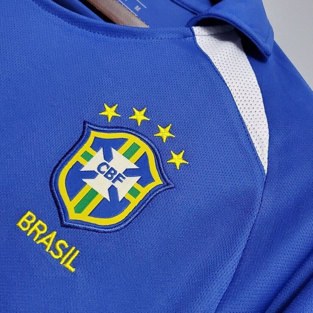 Brazil 2002 Away Retro Football Jersey