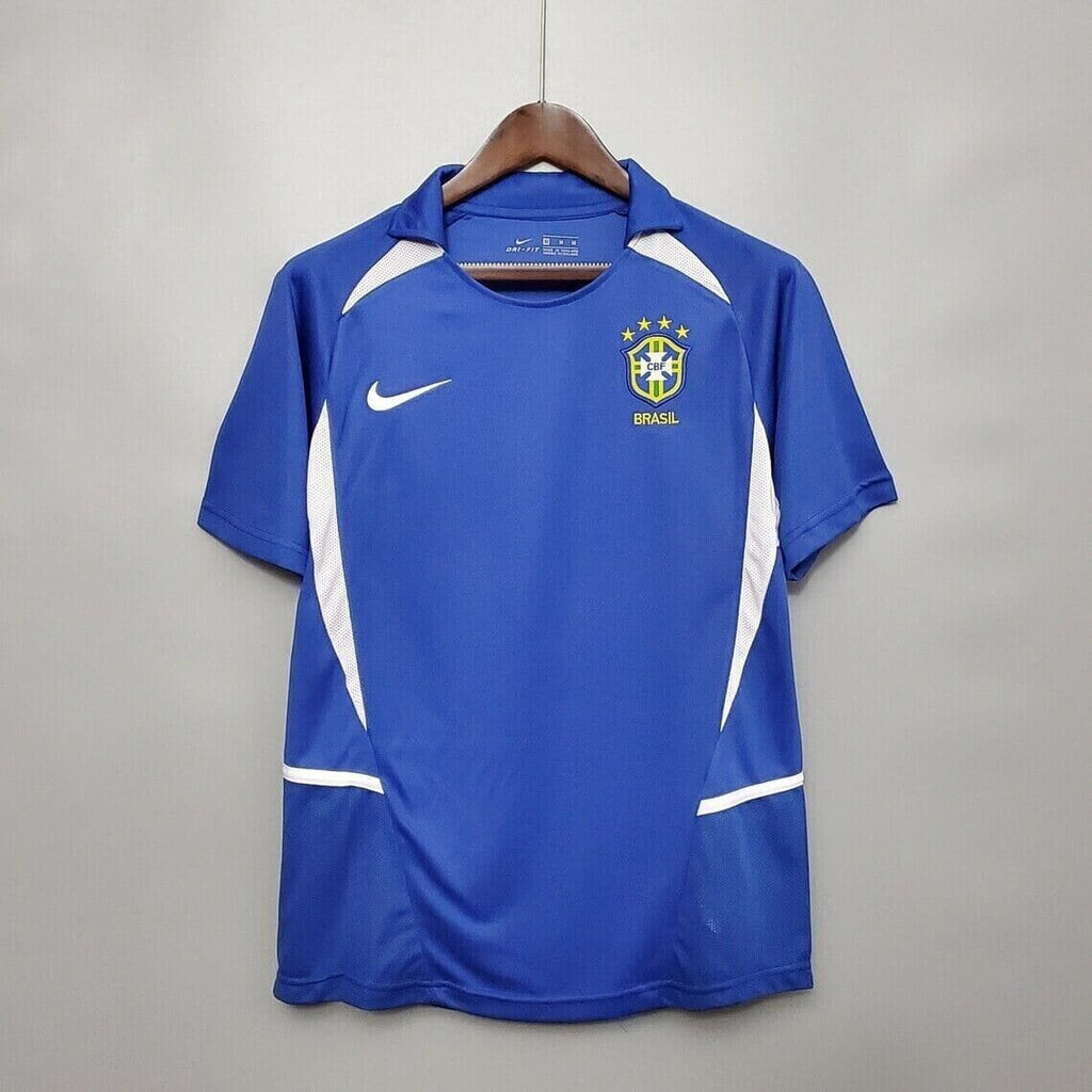 Brazil 2002 Away Retro Football Jersey