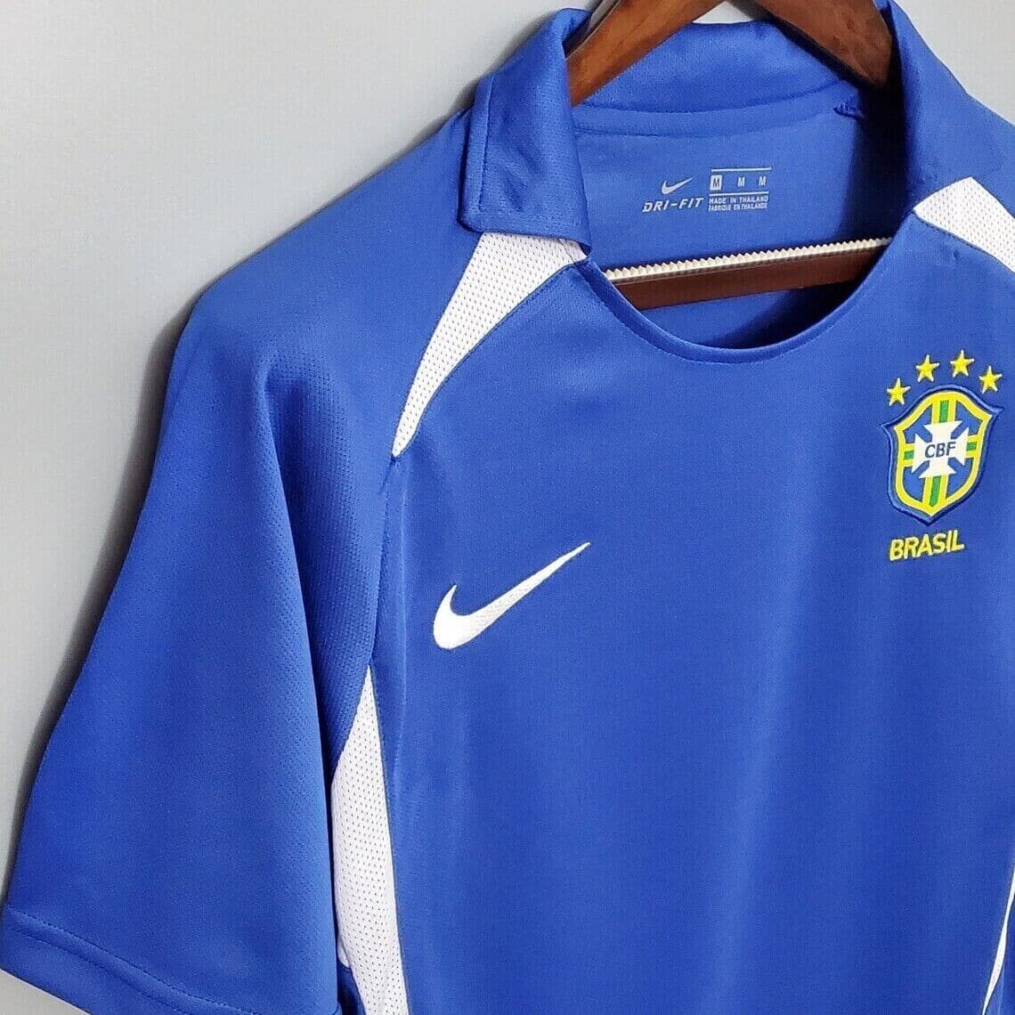 Brazil 2002 Away Retro Football Jersey
