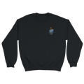 Caniggia Embroidered Black Football Sweatshirt