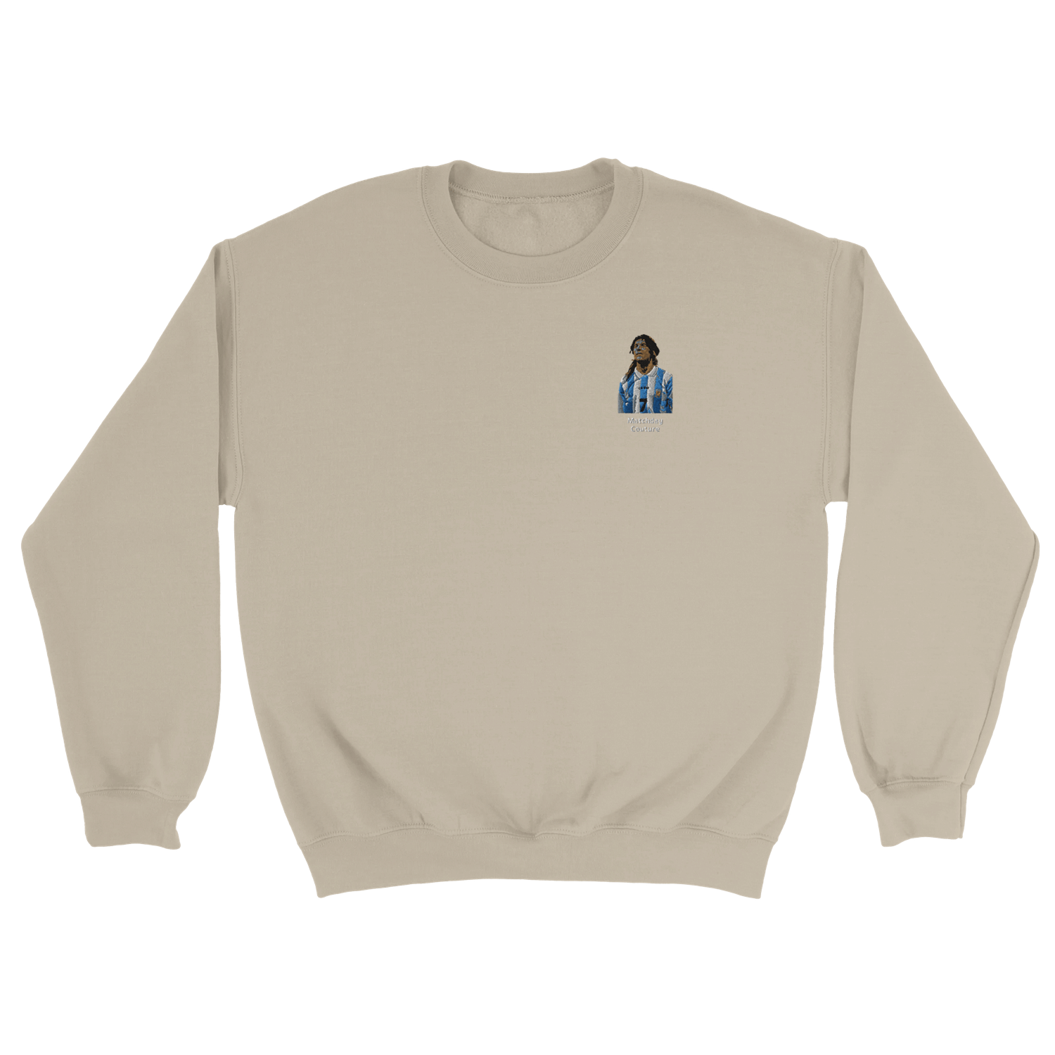 Caniggia Retro Embroidered Football Sweatshirt