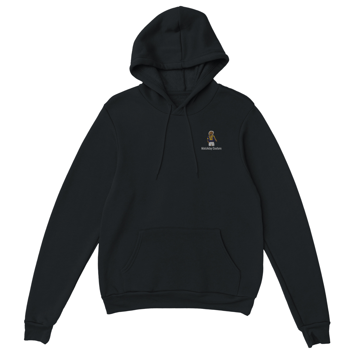 Carlos Valderrama Retro Football Hoodie Black