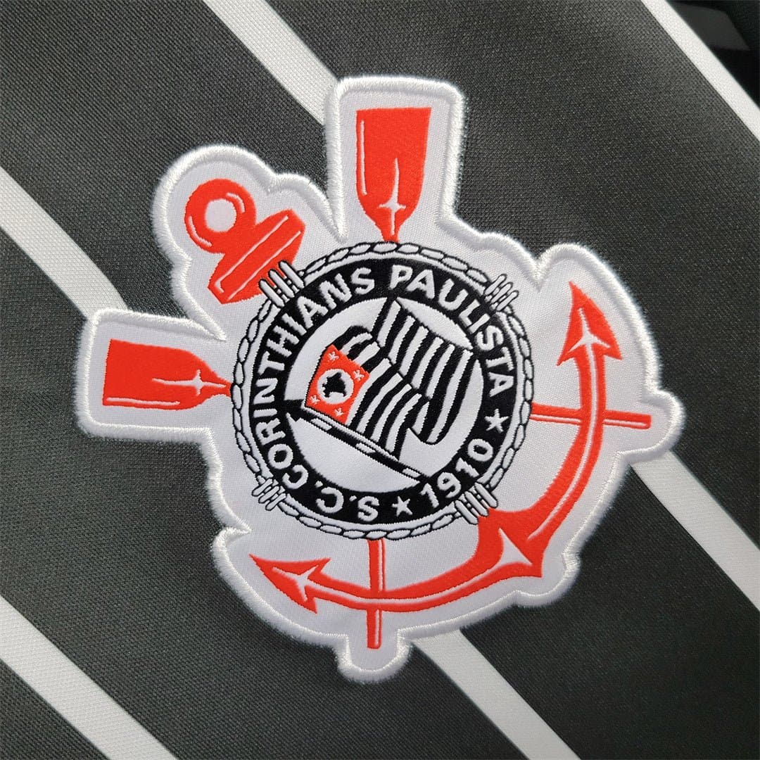 Corinthians Retro Away Football Jersey