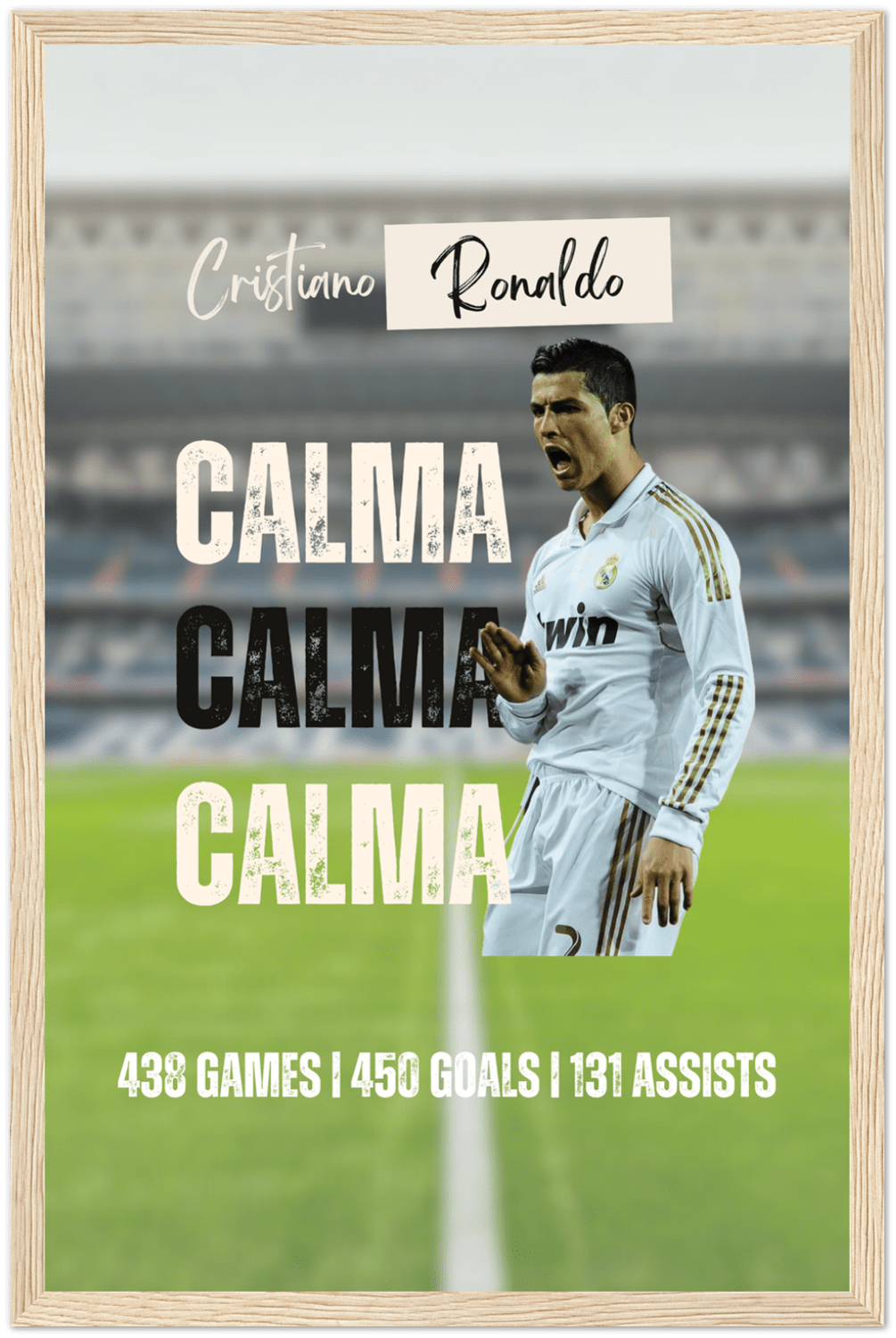 Cristiano Ronaldo CR7 Legacy Football Poster