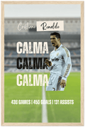 Cristiano Ronaldo CR7 Legacy Football Poster