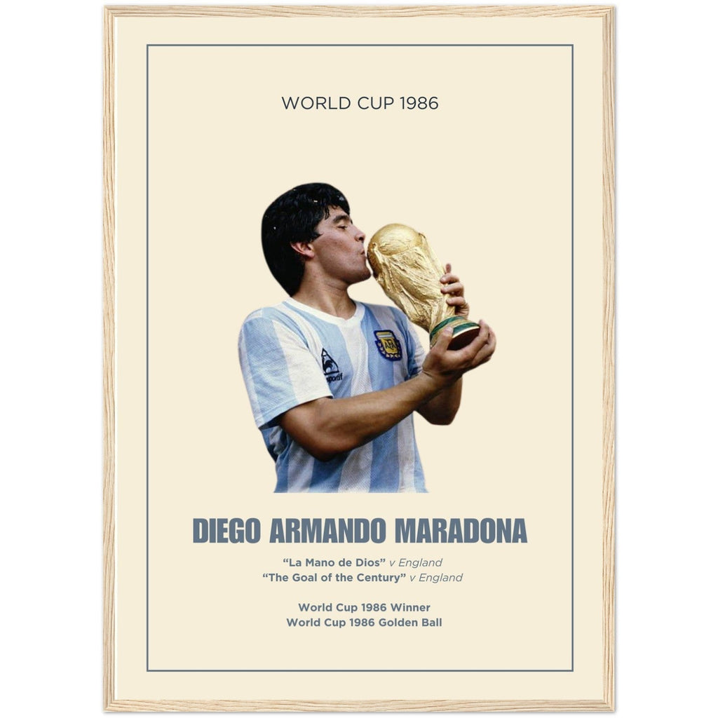 Diego Maradona 1986 World Cup Poster