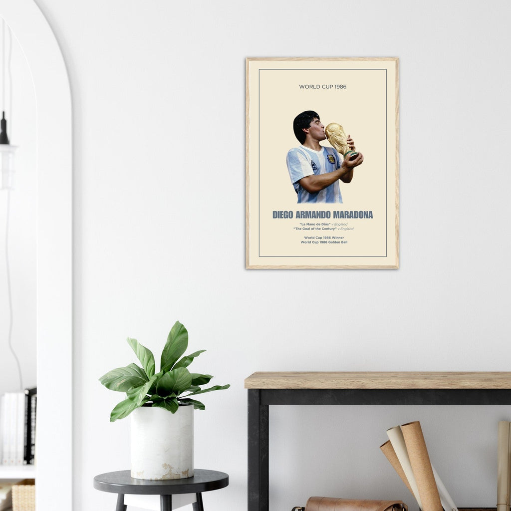 Diego Maradona 1986 World Cup Poster