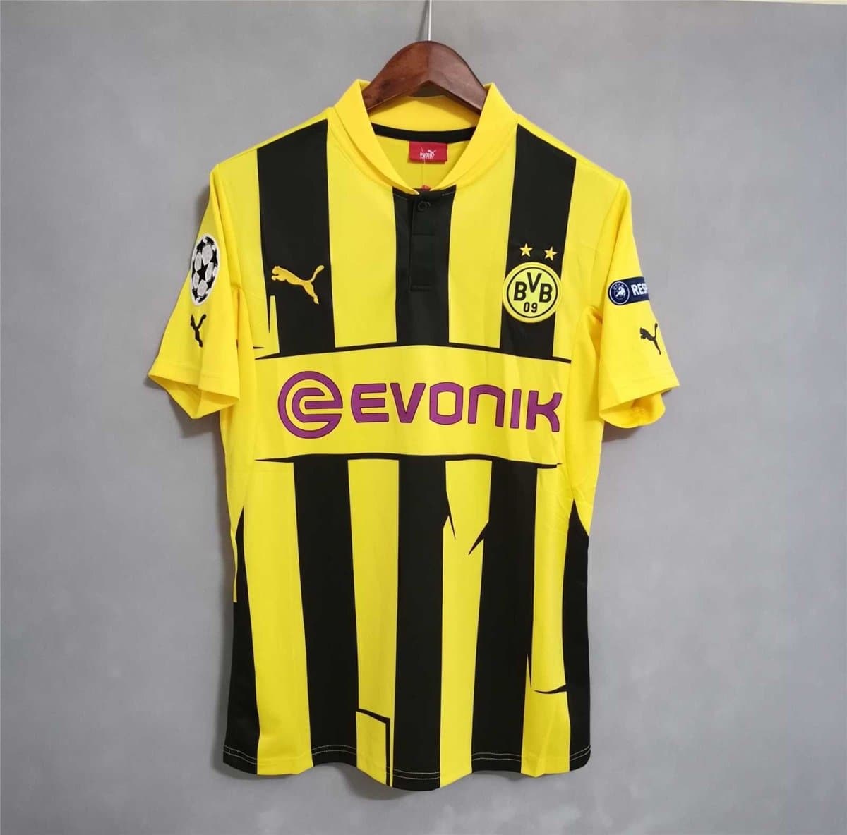 Borussia Dortmund Retro Home Football Jersey
