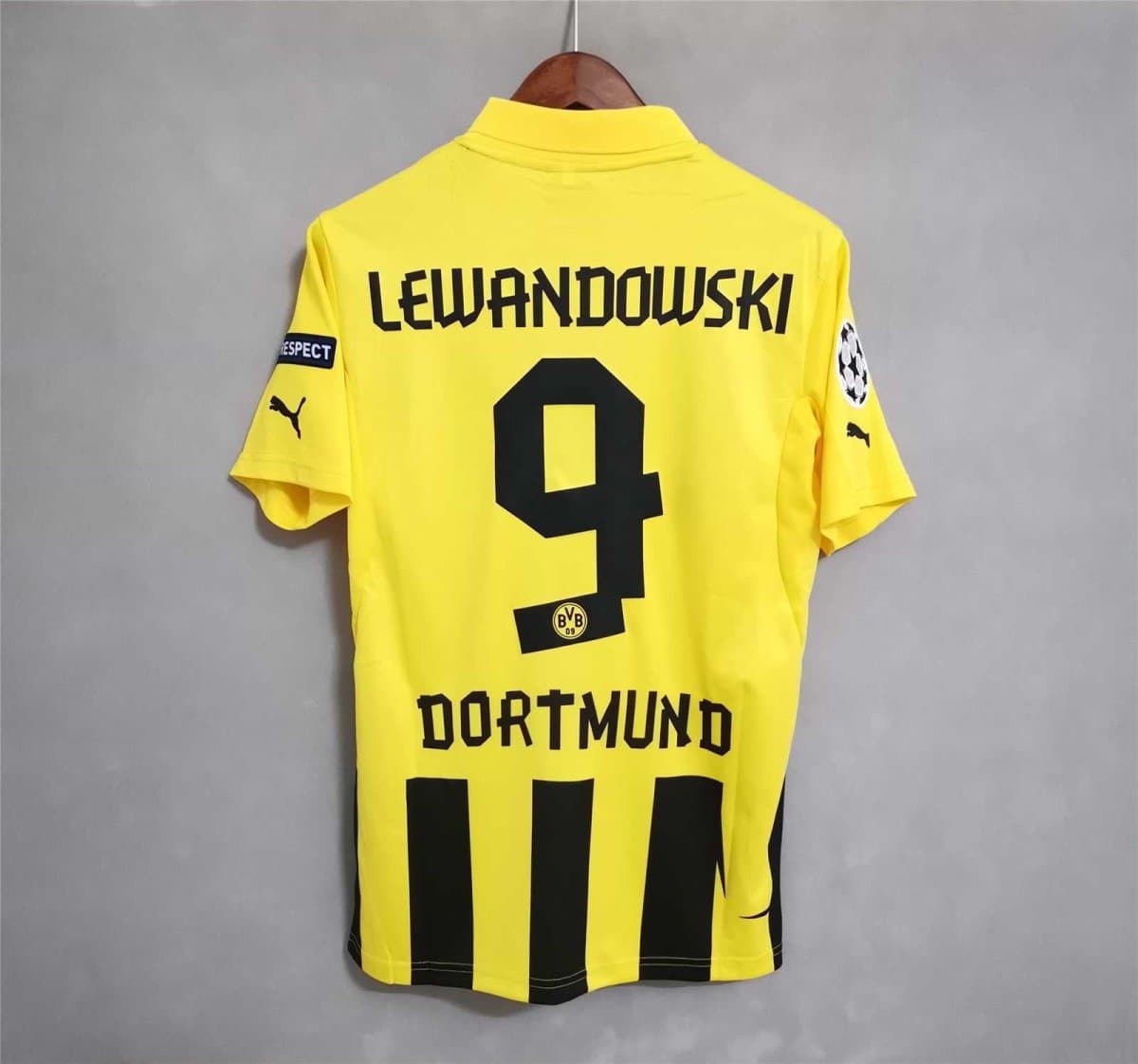 Borussia Dortmund Retro Home Football Jersey