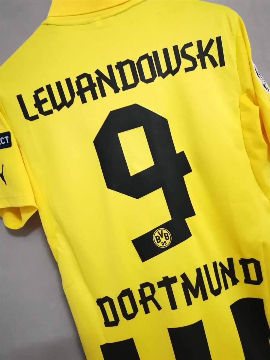 Borussia Dortmund Retro Home Football Jersey