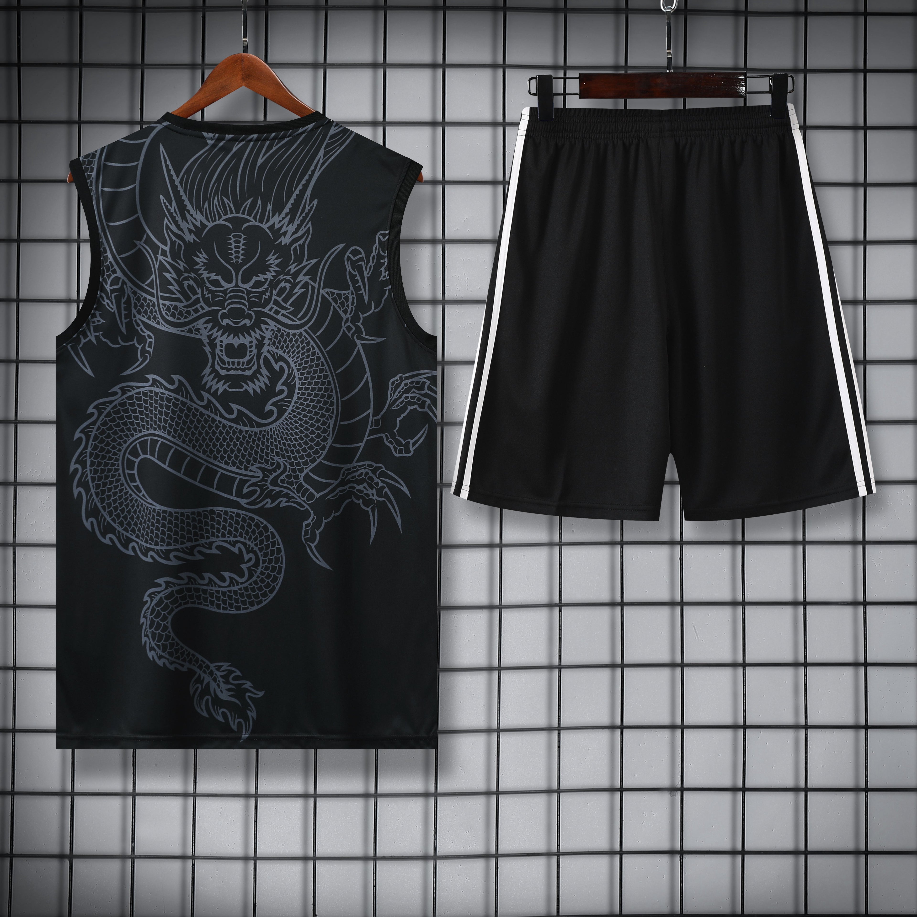 Real Madrid Dragon Training Vest (Black)