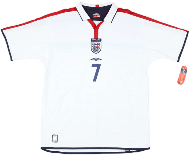 England 2004 Home Football Jersey