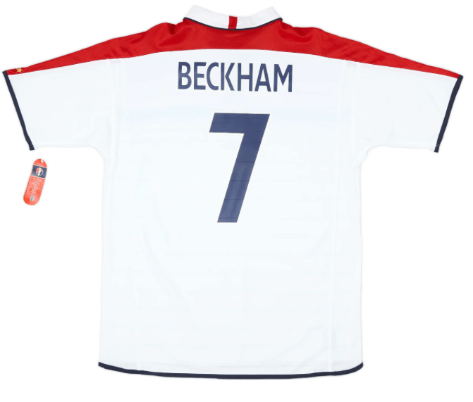 England 2004 Home Football Jersey