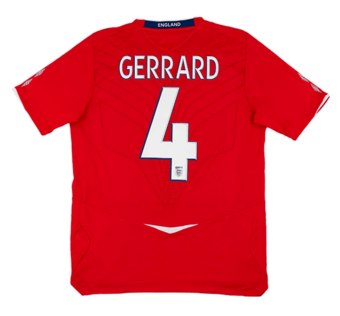 England 2008-2010 Away Football Jersey