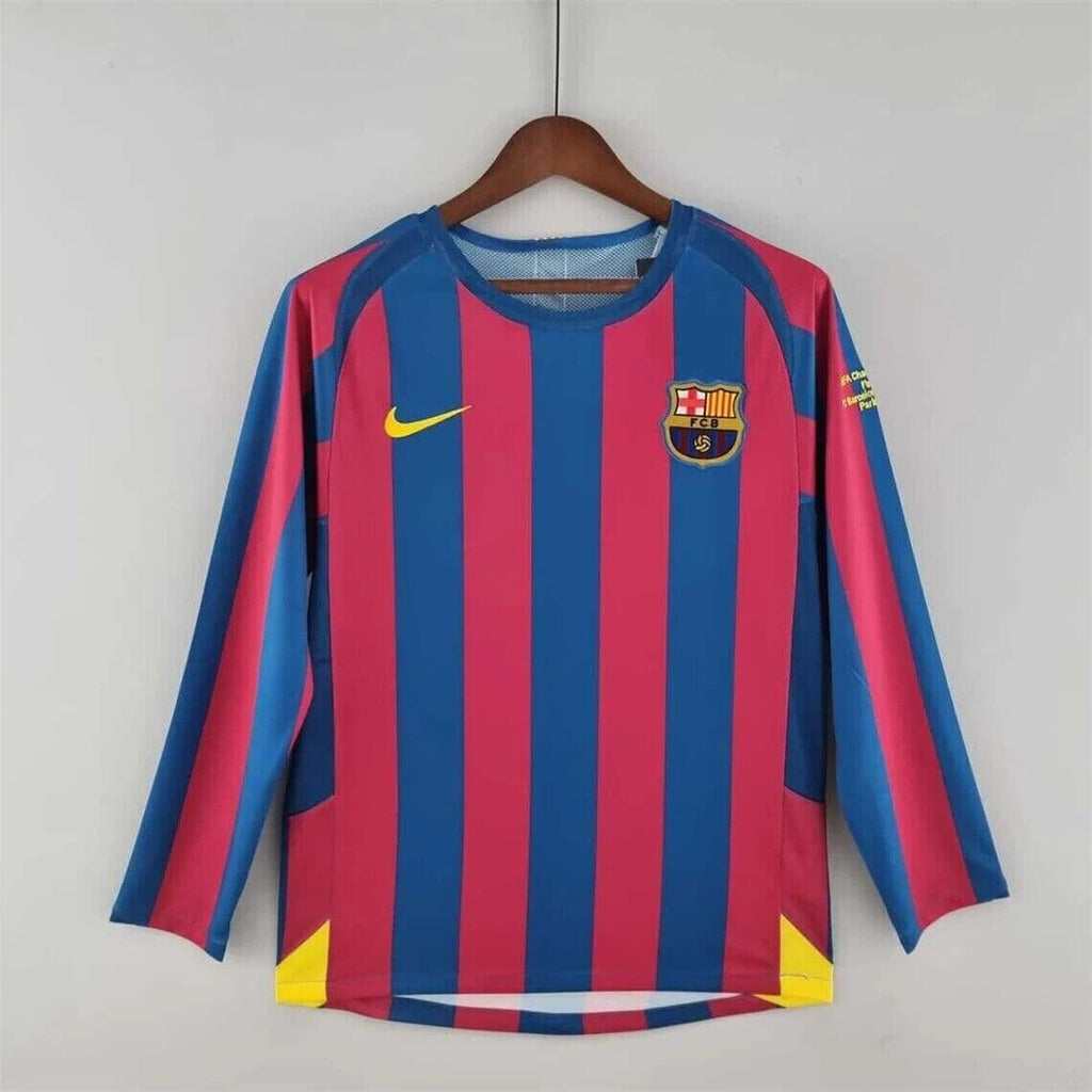 Barcelona 2005-2006 Home Retro Football Jersey