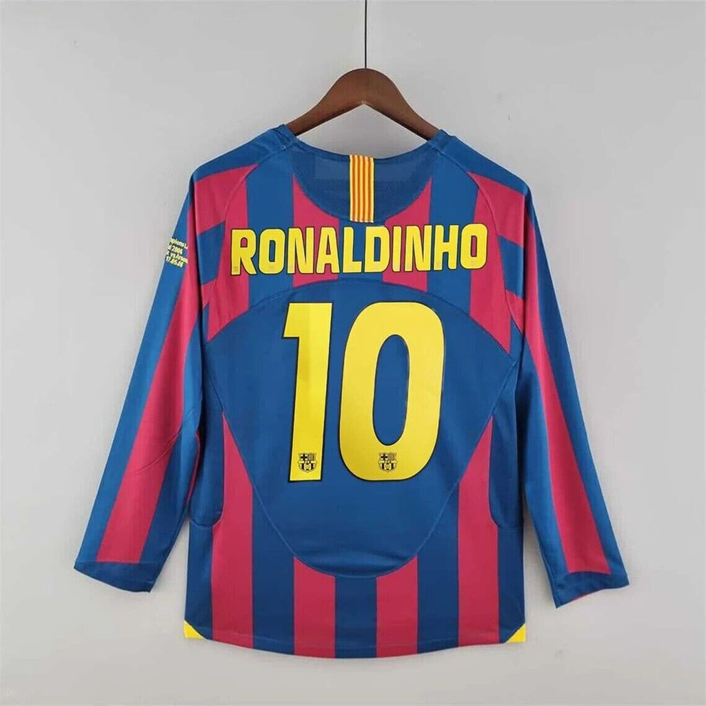 Barcelona 2005-2006 Home Retro Football Jersey