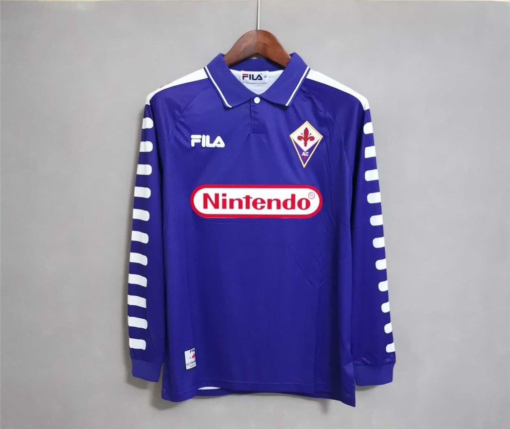 Fiorentina Retro Home Football Jersey
