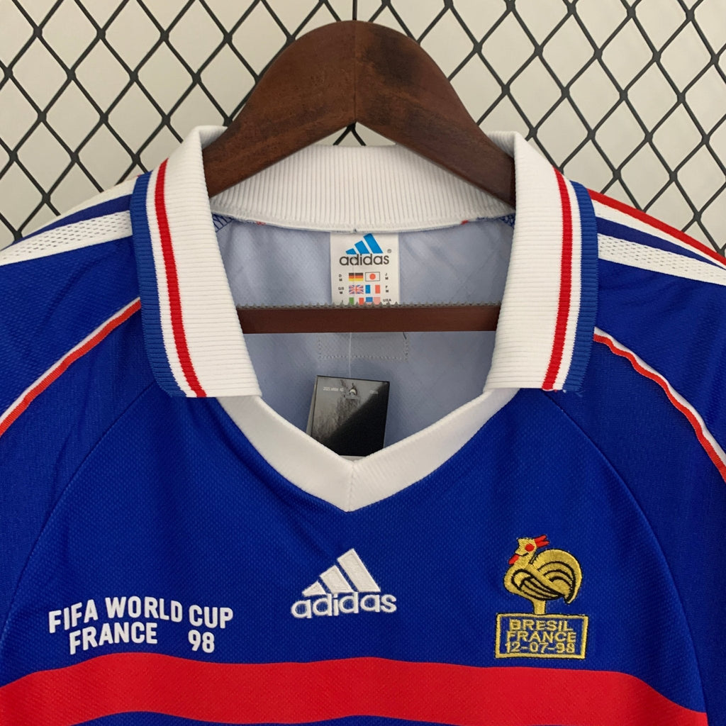 France 1998 Home Football Jersey