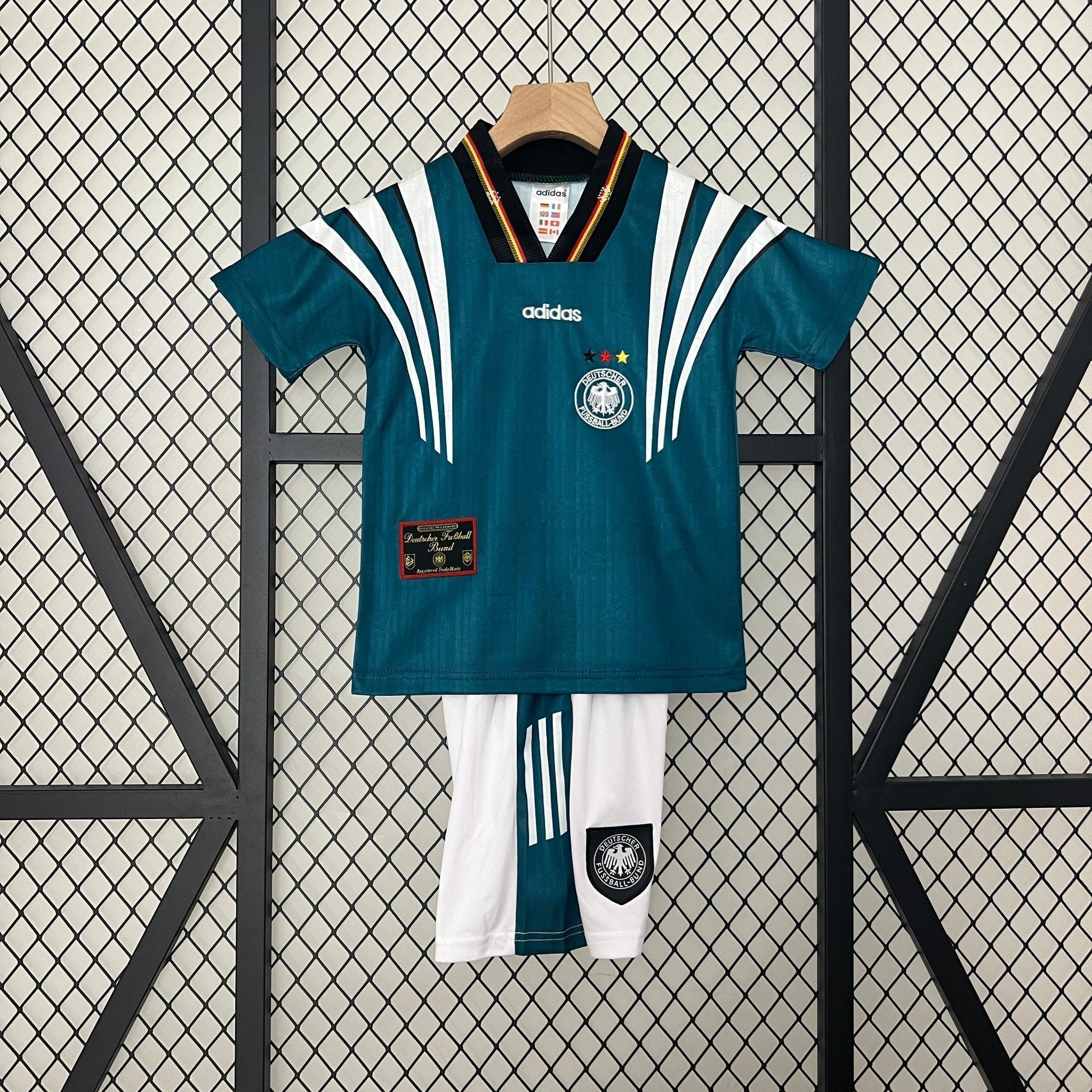 Germany 1996 Away Football Jersey Kids