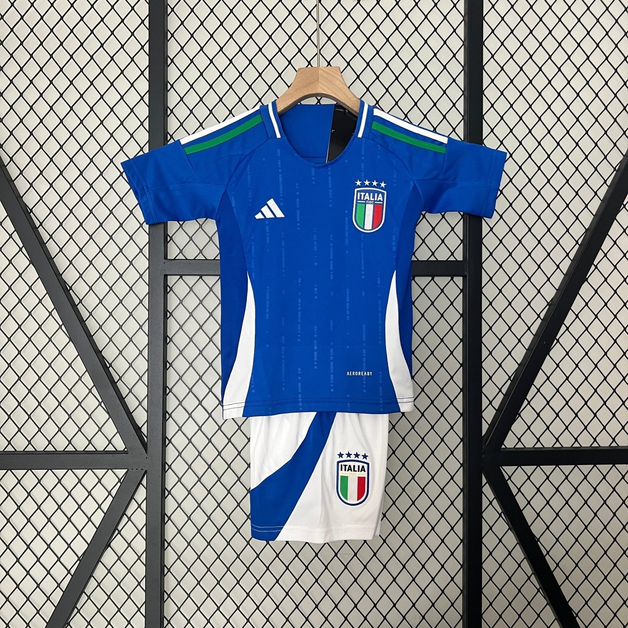 Italy 2024 Home Football Jersey Children