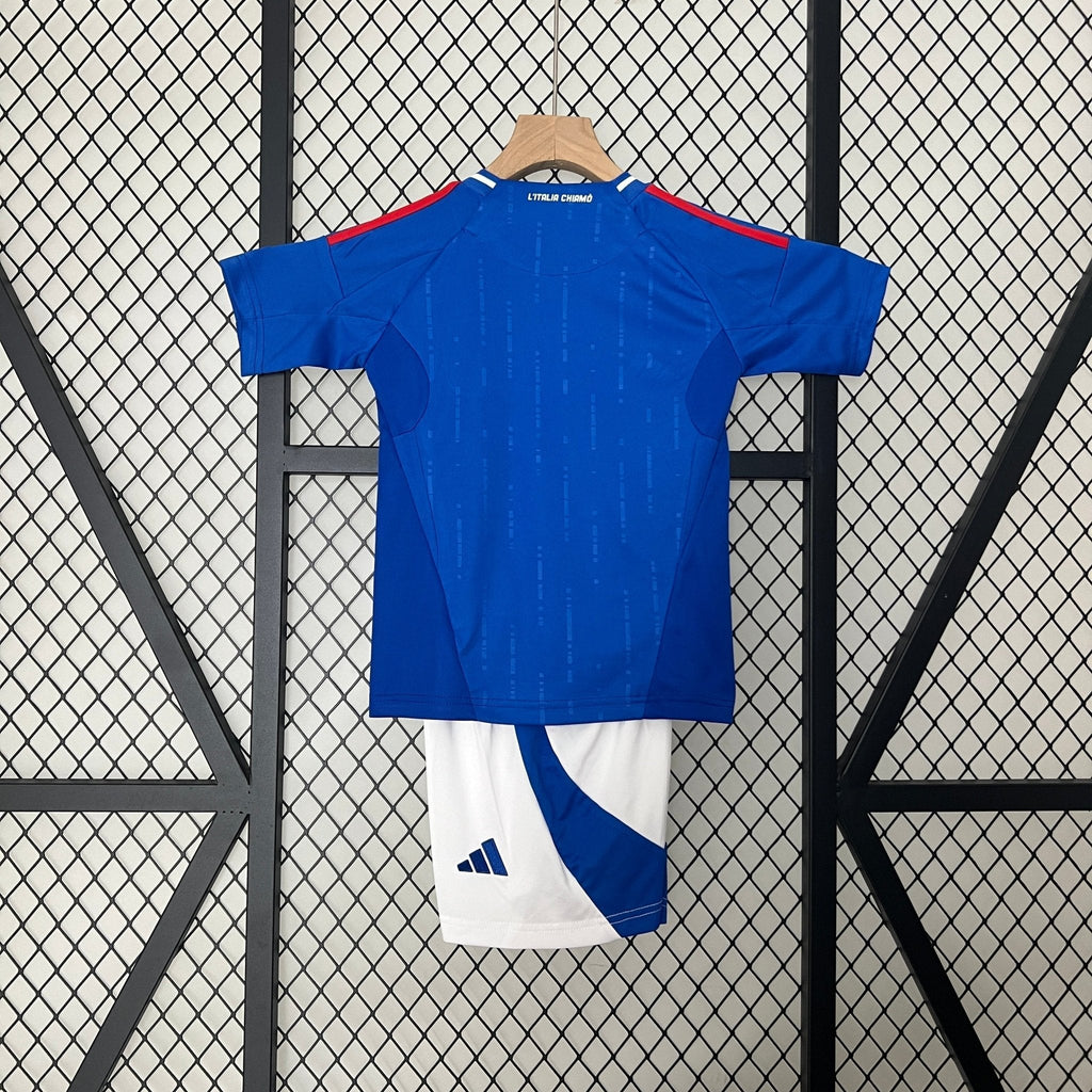 Italy 2024 Home Football Jersey Children