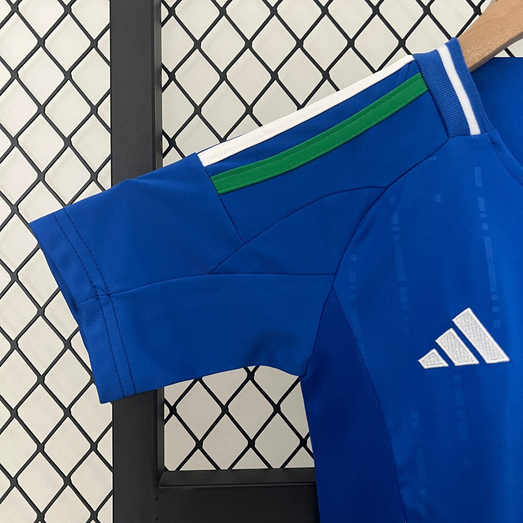 Italy 2024 Home Football Jersey Children