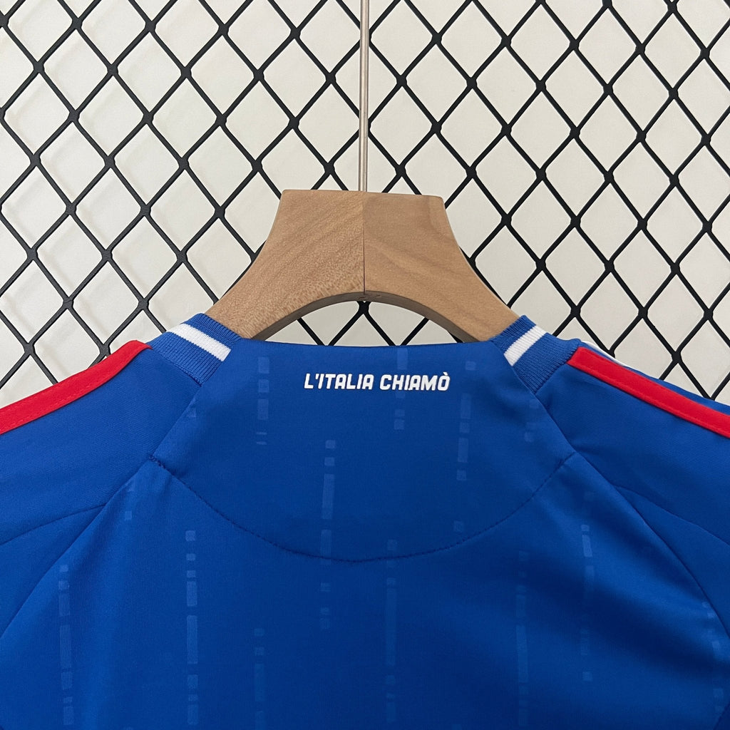 Italy 2024 Home Football Jersey Children