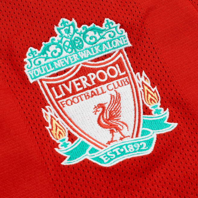 Liverpool 2008-2010 Home Football Jersey