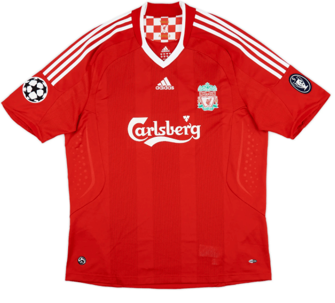 Liverpool 2008-2010 Home Football Jersey